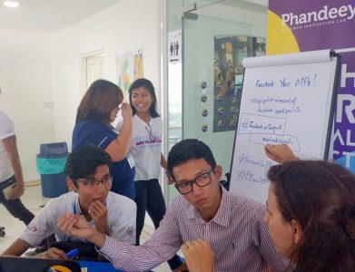 Participants Develop Solutions at TechCamp Myanmar